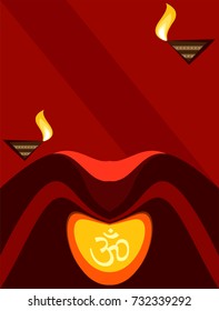 Diwali Greeting Design Vector Art