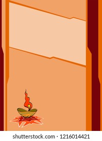 Diwali Greeting, Festival Of Light Vector Art Illustration