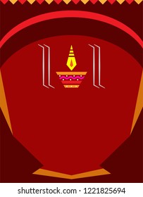 Diwali Greeting, Festival Of Light Vector Art Illustration