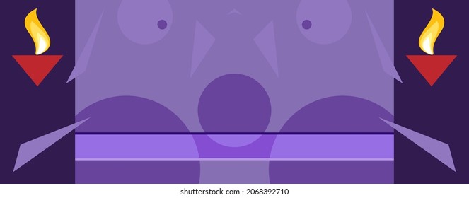 Diwali Greeting, Festival Of Light Vector Art Illustration