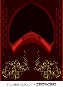 Diwali Greeting, Festival Of Light Vector Art Illustration