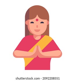 Diwali Grußkartensymbol im bearbeitbaren Stil 