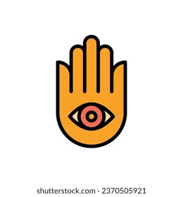 Diwali Hamsa Icon Vector Illustration