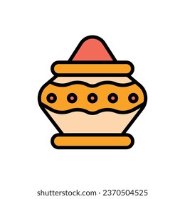 Diwali Holi Icon Vector Illustration