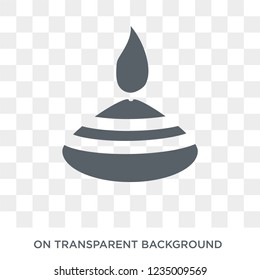 Diwali icon. Trendy flat vector Diwali icon on transparent background from Religion collection. 