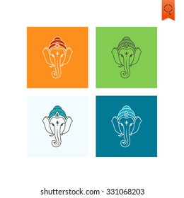 Diwali. Indian Festival Icon. Simple and Minimalistic Style. Vector
