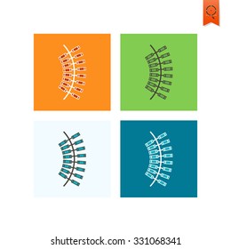 Diwali. Indian Festival Icon. Simple and Minimalistic Style. Vector