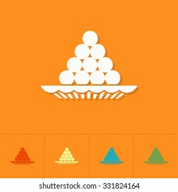 Diwali. Indian Festival Icon. Simple and Minimalistic Style. Vector