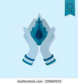 Diwali. Indian Festival Icon. Simple and Minimalistic Style. Vector