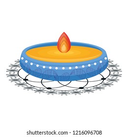 Diwali lamp design