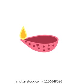 diwali lamp icon. Element of diwali holiday icon for mobile concept and web apps. Colored diwali lamp icon can be used for web and mobile