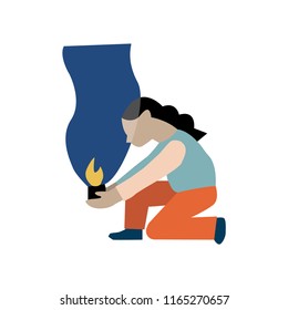 Diwali Light Vector Illustration
