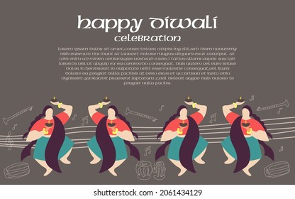 Diwali Music Dance Celebration Post