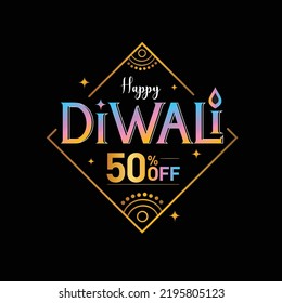 Diwali Offer Unit, Premium Gold Logo