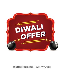 Diwali Offer vector for graphic design, web banner, banner design, vector graphic design, deepavali creative, shape