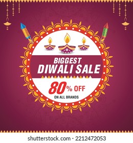 Diwali Sale Background, Big Sale Background, Festival Background for multipurpose use