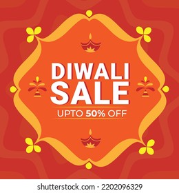 Diwali Sale Banner advertisement design to promote your Diwali Sale