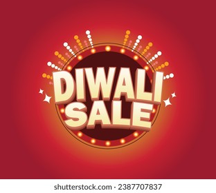 Diwali sale unit offer discount vector.