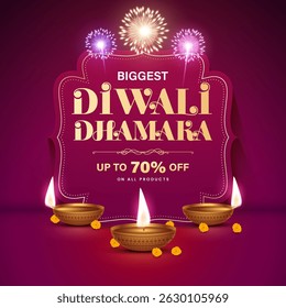 Diwali Special Offer Discount Poster Design. Premium Luxury Advertising Logo label Design vector layered. Diwali Sale Label Design Template Vector Layered illustration.