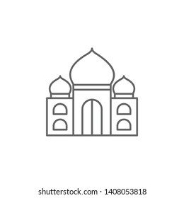 Diwali, temple, Hindu icon. Element of Diwali icon. Thin line icon for website design and development, app development. Premium icon