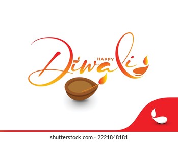 Diwali text abstract poster, template, brochure, decorated, flyer, banner design.