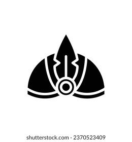 Diwali Turban Filled Icon Vector Illustration