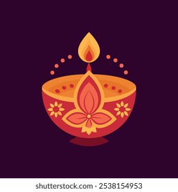 Diwali vector art illustration eps