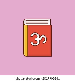 Diwali vector flat color icon