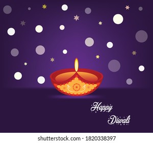 diwali vector wallpaper with beautiful background