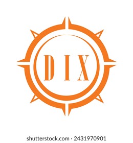 DIX letter design. DIX letter technology logo design on white background. DIX Monogram logo design for entrepreneur and business.