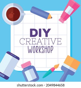 diy creative workshop lettering and icons