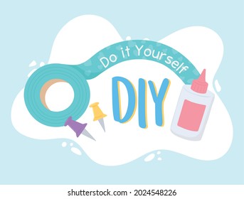 DIY do it yourself tools card