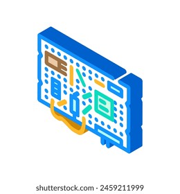 DIY Electronics Tech Enthusiast isometrische Icon-Vektorgrafik. DIY Electronics Tech Enthusiast-Zeichen. Isolierte Symboldarstellung