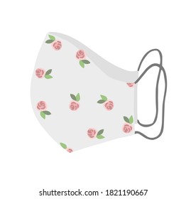  DiY face mask Hand Drawn Sewing Pattern for a Do-It-Yourself Fabric Face Mask, Creative Commons Mask Design. Respirator design. Protective mask pattern. 