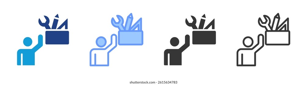 Diy icon set multiple style collection