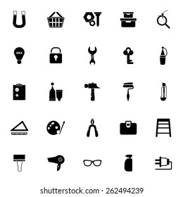 DIY icons on white background, stock vector