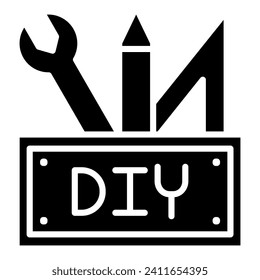 DIY Projects icon line vector illustration