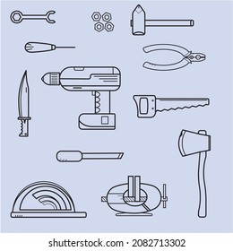 DIY tool kit 12 pieces