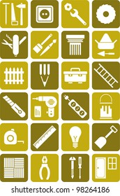 DIY tools icons