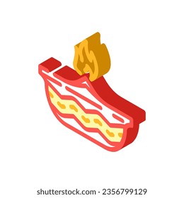 diya lamp hinduism isometric icon vector. diya lamp hinduism sign. isolated symbol illustration