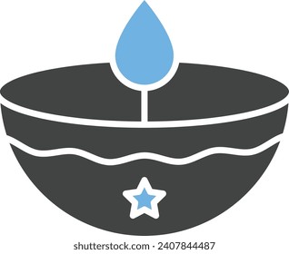 Diya Lamp icon vector image. Suitable for mobile application web application and print media.