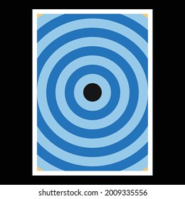Dizzy Resumen de arte geométrico de la pared. Ilustración de mediados del siglo en estilo minimalista para el fondo de la decoración de la casa. Forma Art Set de pintura de color suave al estilo boho. diseños de plantillas de afiches.