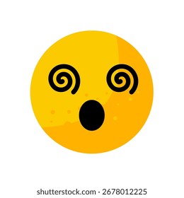 Emoji tonto - ícone de vetor plano