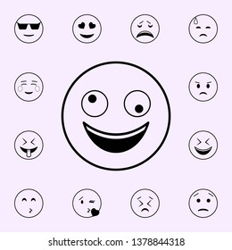 dizzy icon. Emoji icons universal set for web and mobile