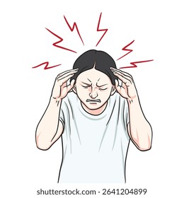 Dizzy Man Illustration Cartoon Headache Vertigo Dizziness
