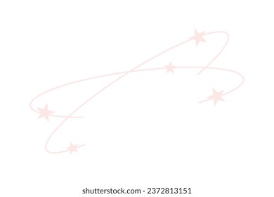 Dizzy stars 2D cartoon object. Confused, stressed. Stars rotating around. Vertigo symptom isolated vector item white background. Mind unconsciousness, unbalance color flat spot illustration