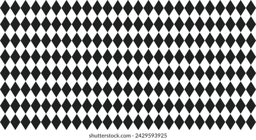 Dizzying Diamonds. Harlequin Rhombus Pattern Vector. Seamless