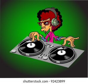 Dj with Afro