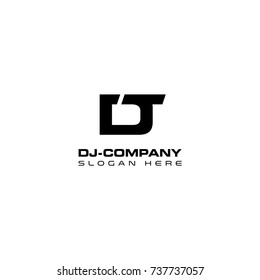 DJ Alphabet Logo Design