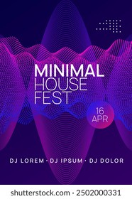 Dj Background. Music Festival Element. Psychedelic Audio Invitation. Fest Flyer. Blue Edm Poster. Violet Discotheque Banner. Trance Invite. Pink Dj Background